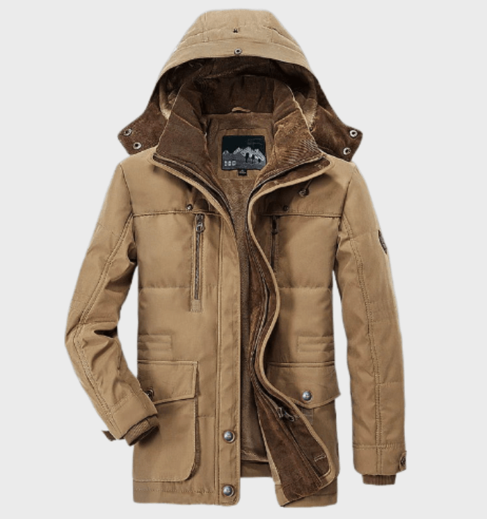 Veste d'hiver imperméable pour homme - Isolation chaude et respirante