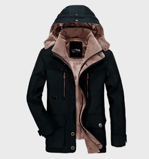 Veste d'hiver imperméable pour homme - Isolation chaude et respirante