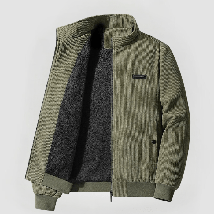 Veste en Velours Côtelé pour l'Hiver - Élégance Classique et Confort Durable