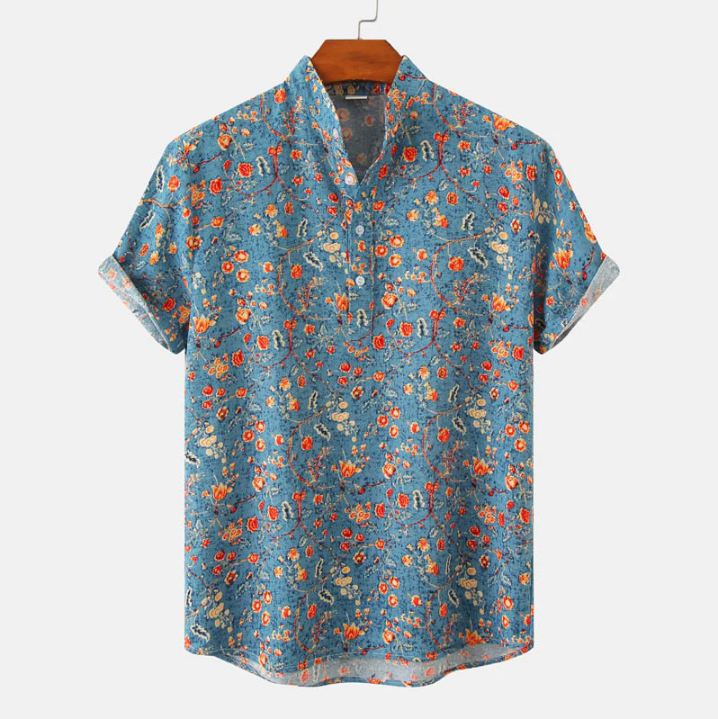 Chemise Florale d'Été - Style Chic et Confort Durable