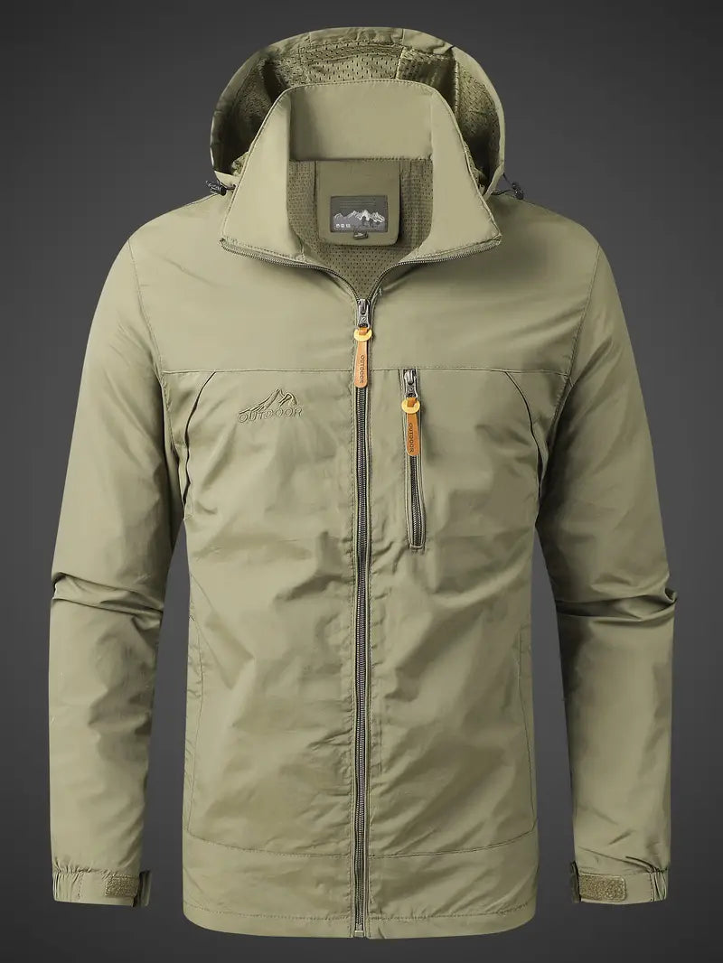Veste Imperméable pour Homme - Protection Durable et Respirante Toutes Saisons