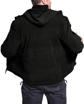 Veste en Polaire Coupe-Vent pour Hommes - Confort et Protection pour Temps Froid