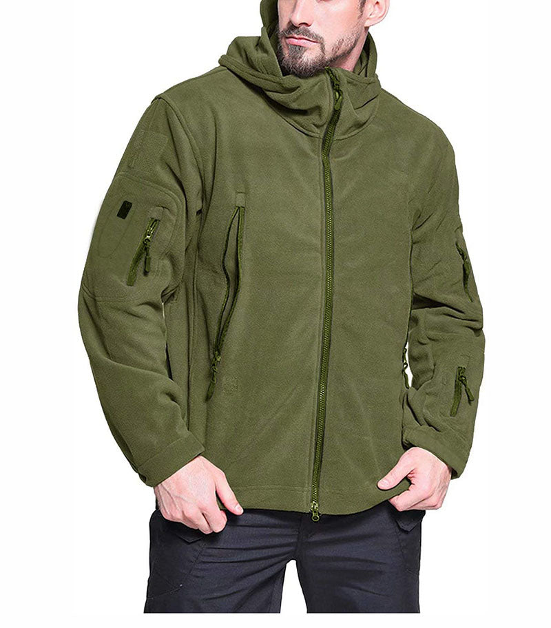 Veste en Polaire Coupe-Vent pour Hommes - Confort et Protection pour Temps Froid