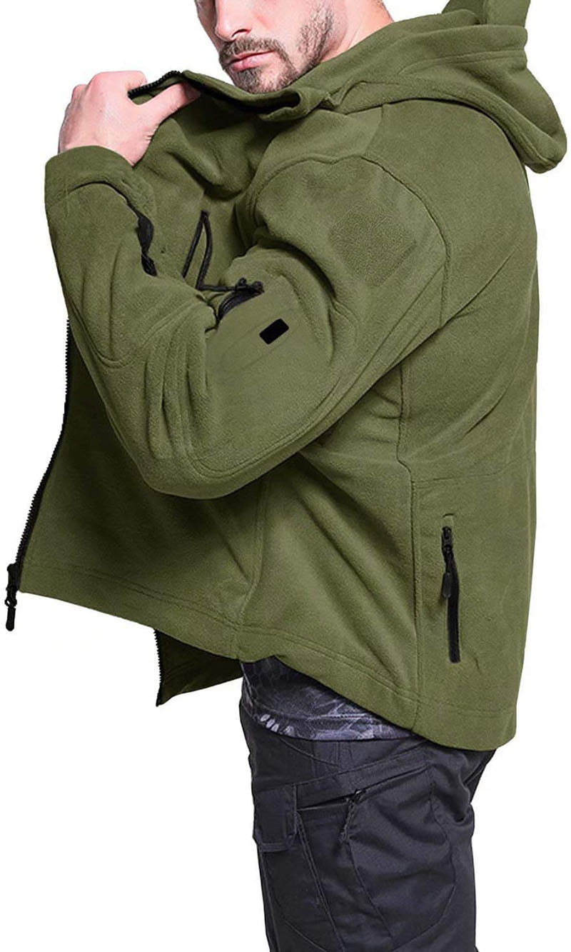 Veste en Polaire Coupe-Vent pour Hommes - Confort et Protection pour Temps Froid