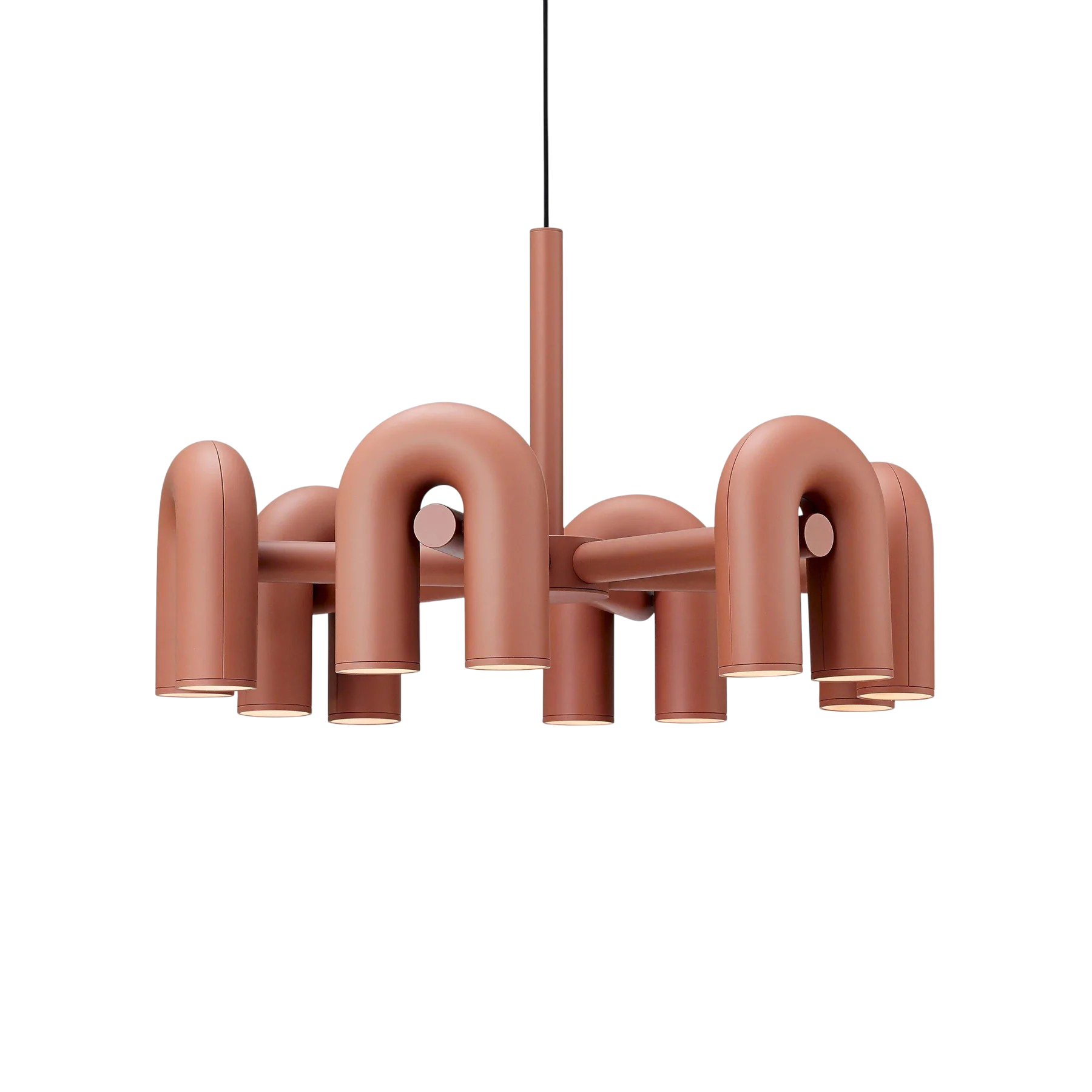 Lustre Bauhaus Moderne avec Éclairage LED - Design Géométrique et Ambiance Chaleureuse