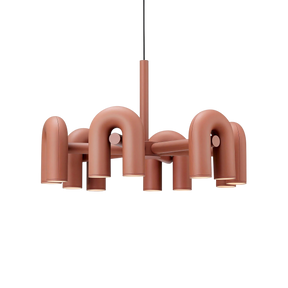 Lustre Bauhaus Moderne avec Éclairage LED - Design Géométrique et Ambiance Chaleureuse