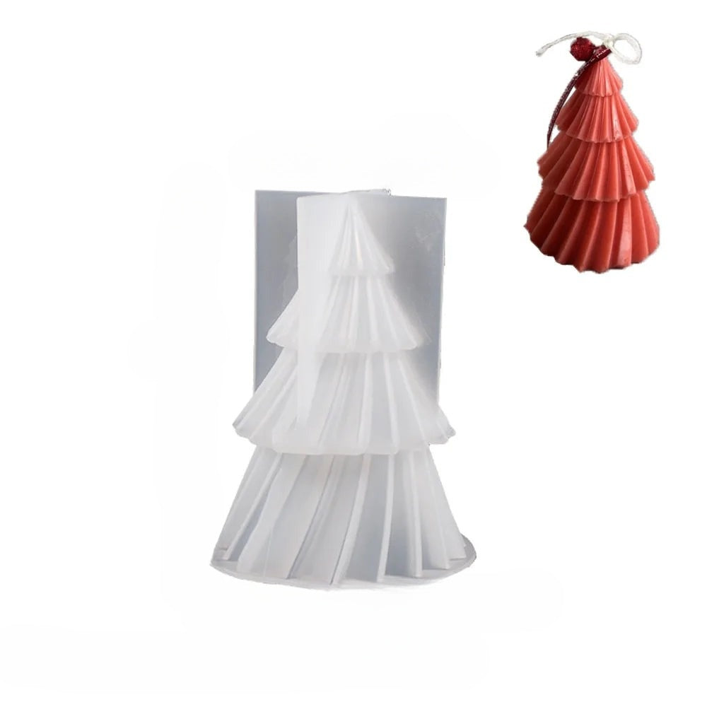 Moule à Bougie Sapin de Noël - Création DIY Originale et Personnalisée