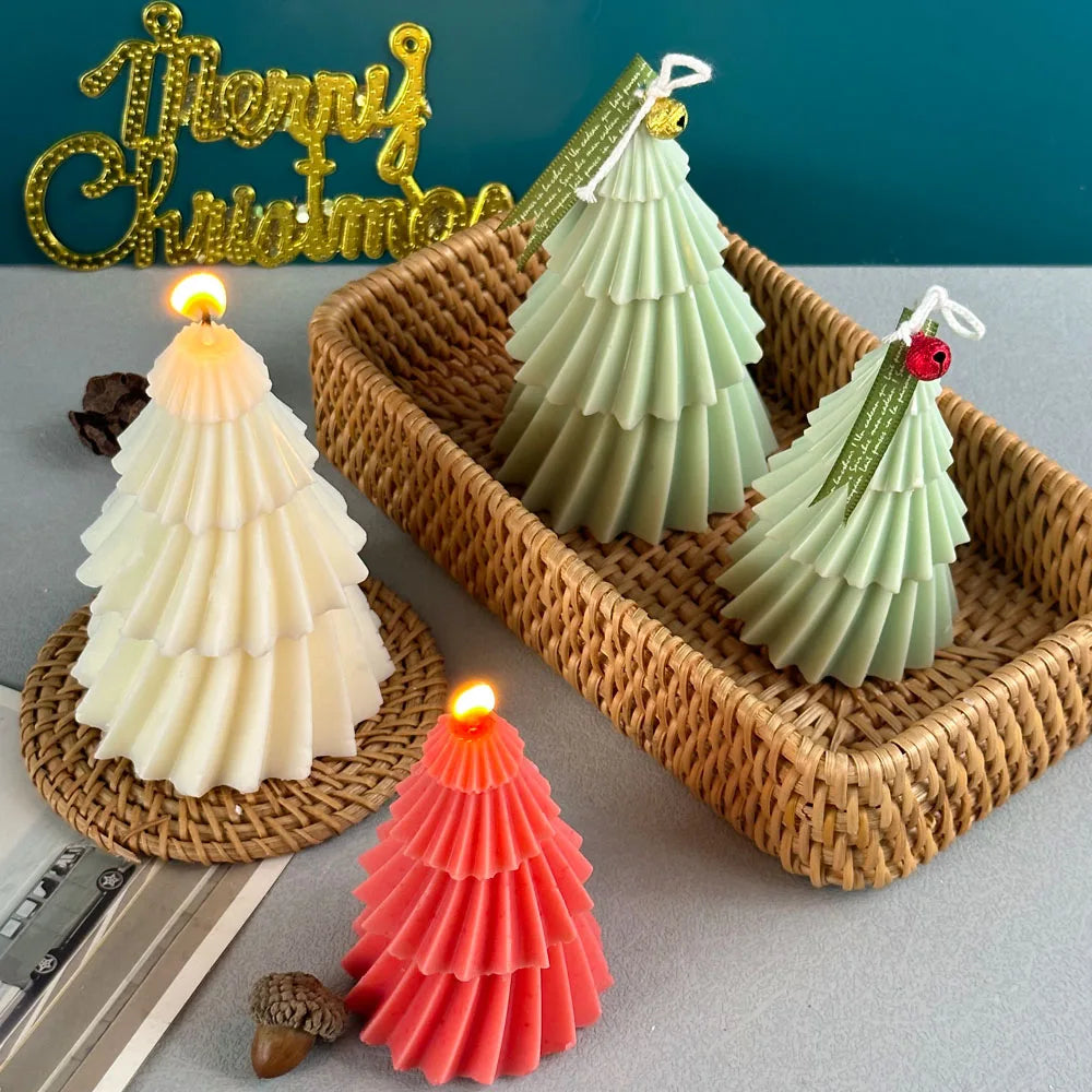 Moule à Bougie Sapin de Noël - Création DIY Originale et Personnalisée