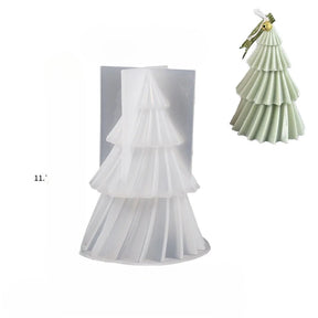 Moule à Bougie Sapin de Noël - Création DIY Originale et Personnalisée
