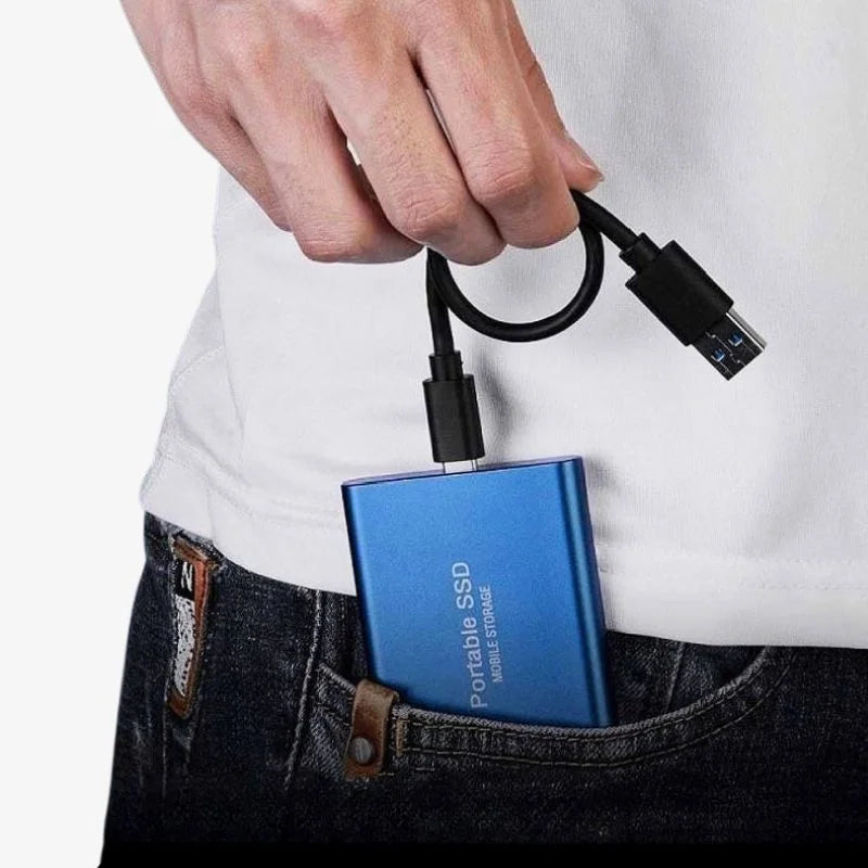 Disque SSD Externe Portable - Vitesse de Transfert Jusqu'à 1050 Mo/s