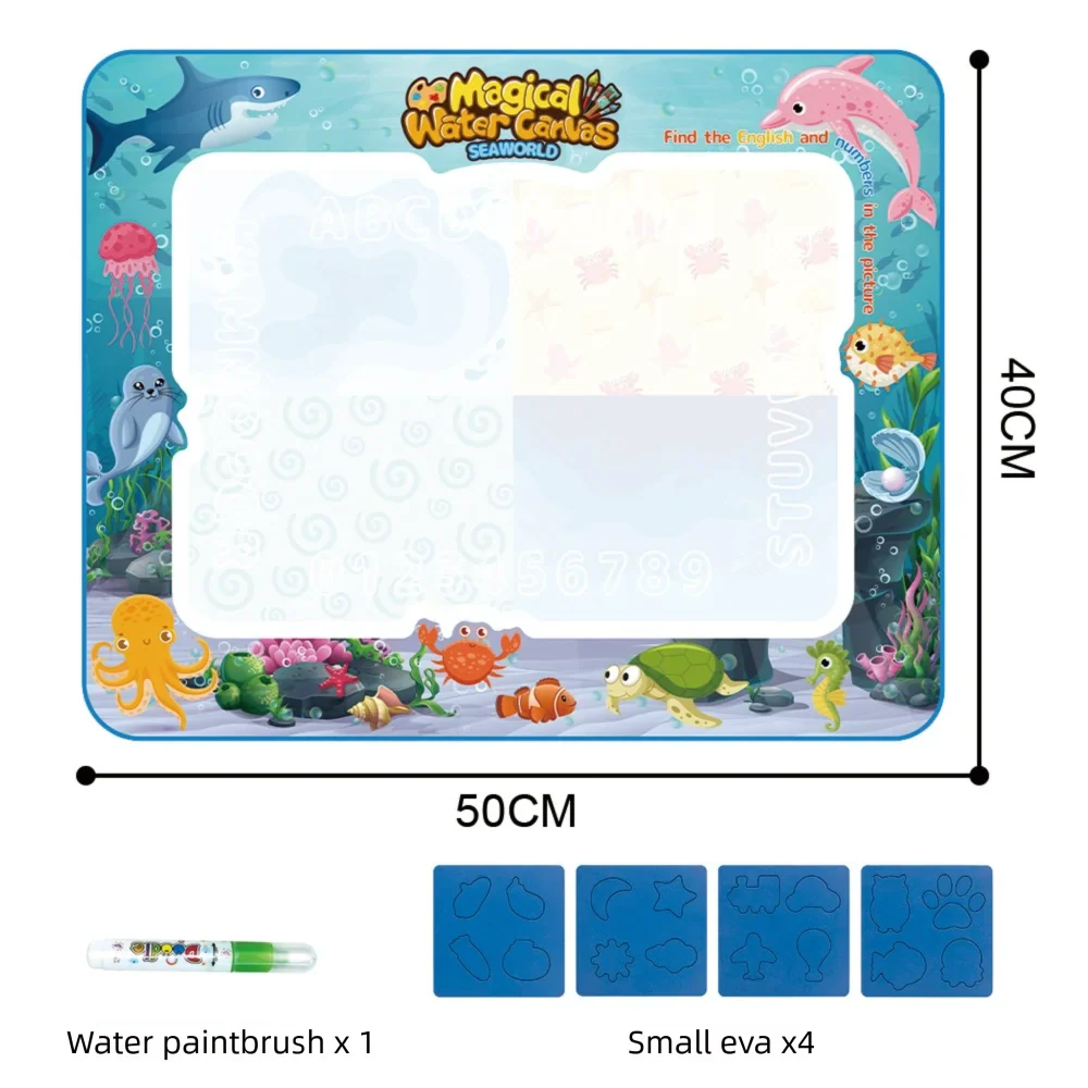 Tapis de Dessin Aquatique Extra Large - Amusement Créatif Sans Désordre