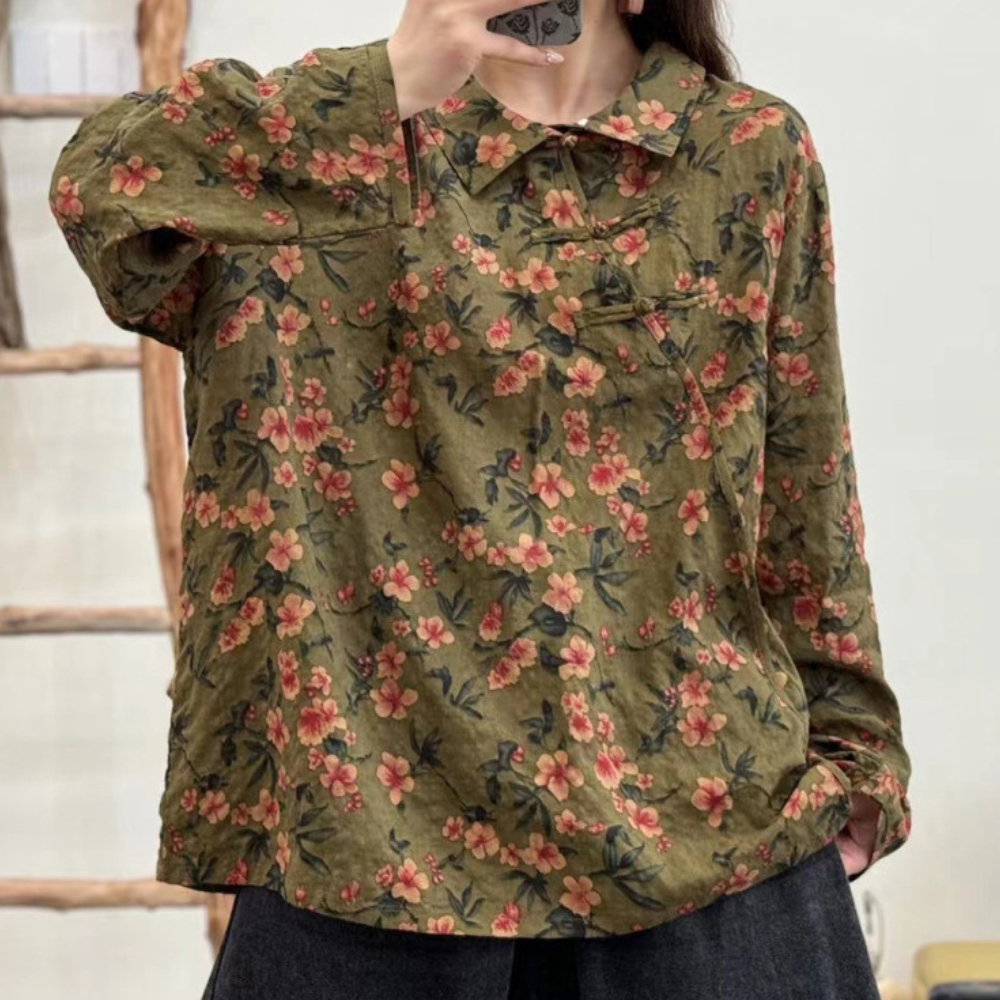 Chemisier Floral pour Femmes - Élégance et Confort au Quotidien
