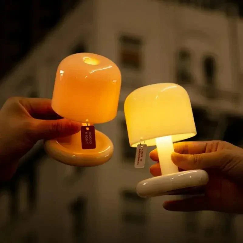 Lampe de Table Rechargeable - Atmosphère Romantique et Sereine