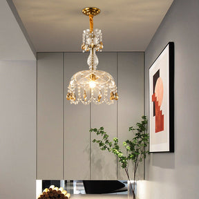Lustre en Cristal de Luxe - Artisanat Unique et Design Élégant