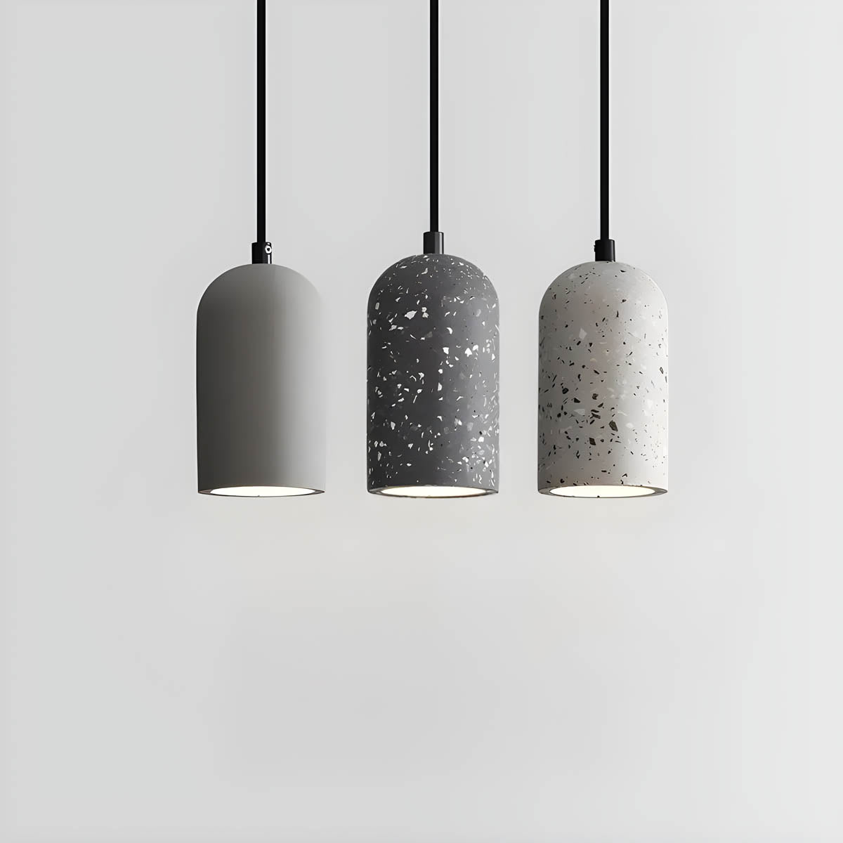 Lampe Suspendue en Béton - Éclairage Durable et Élégant