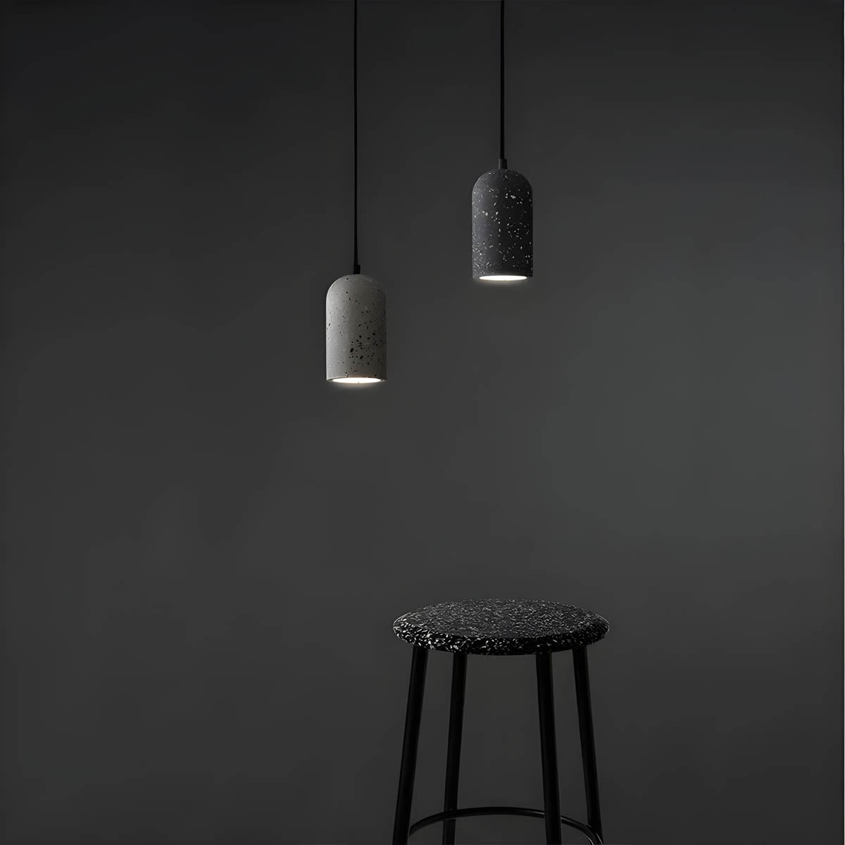 Éclairage en Béton Design Industriel - Touche Chic et Durable pour Votre Intérieur