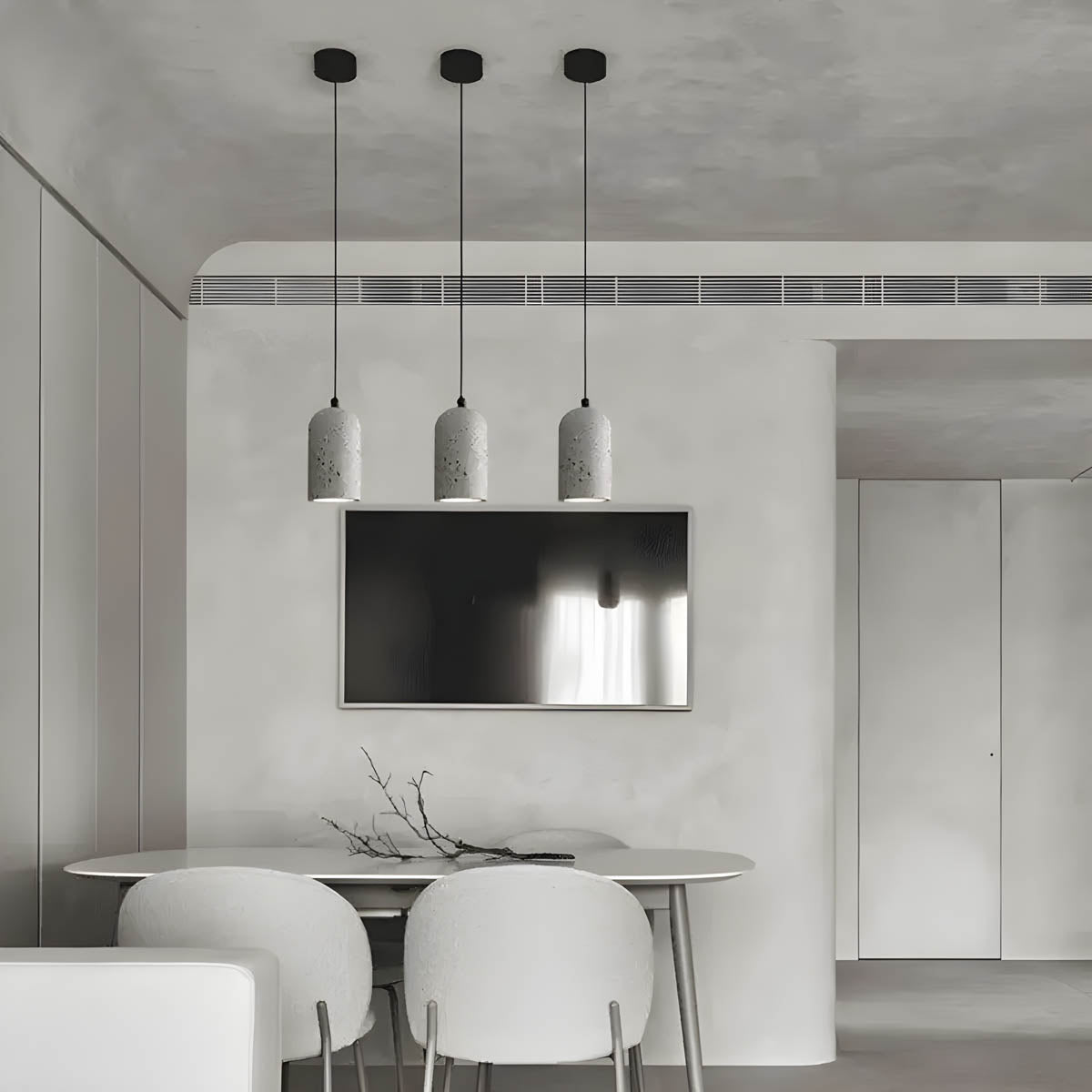 Éclairage en Béton Design Industriel - Touche Chic et Durable pour Votre Intérieur