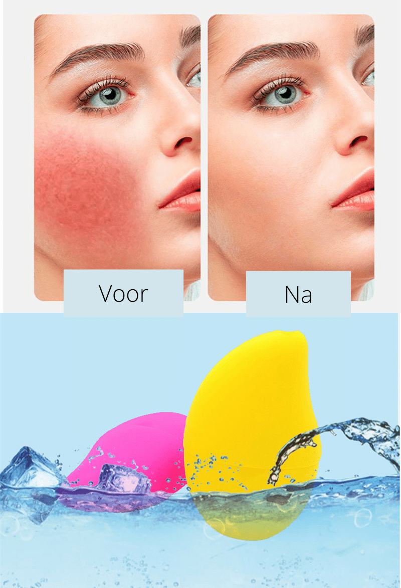 Rouleau de Glace pour Visage - Massage Rafraîchissant et Apaisant