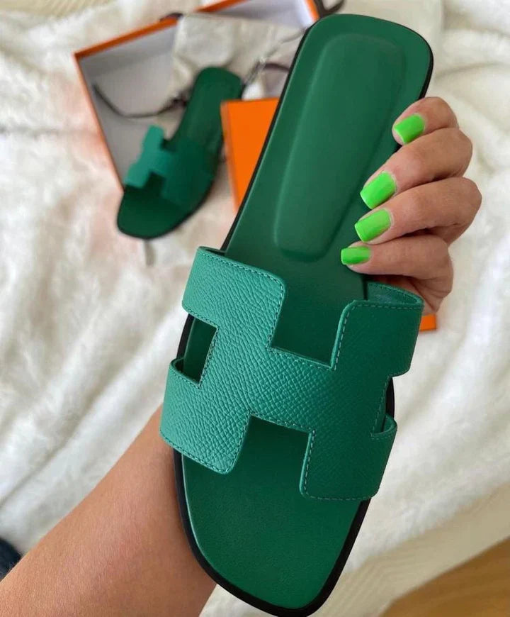 Sandales en Cuir Vegan pour Femmes - Élégance et Confort au Quotidien