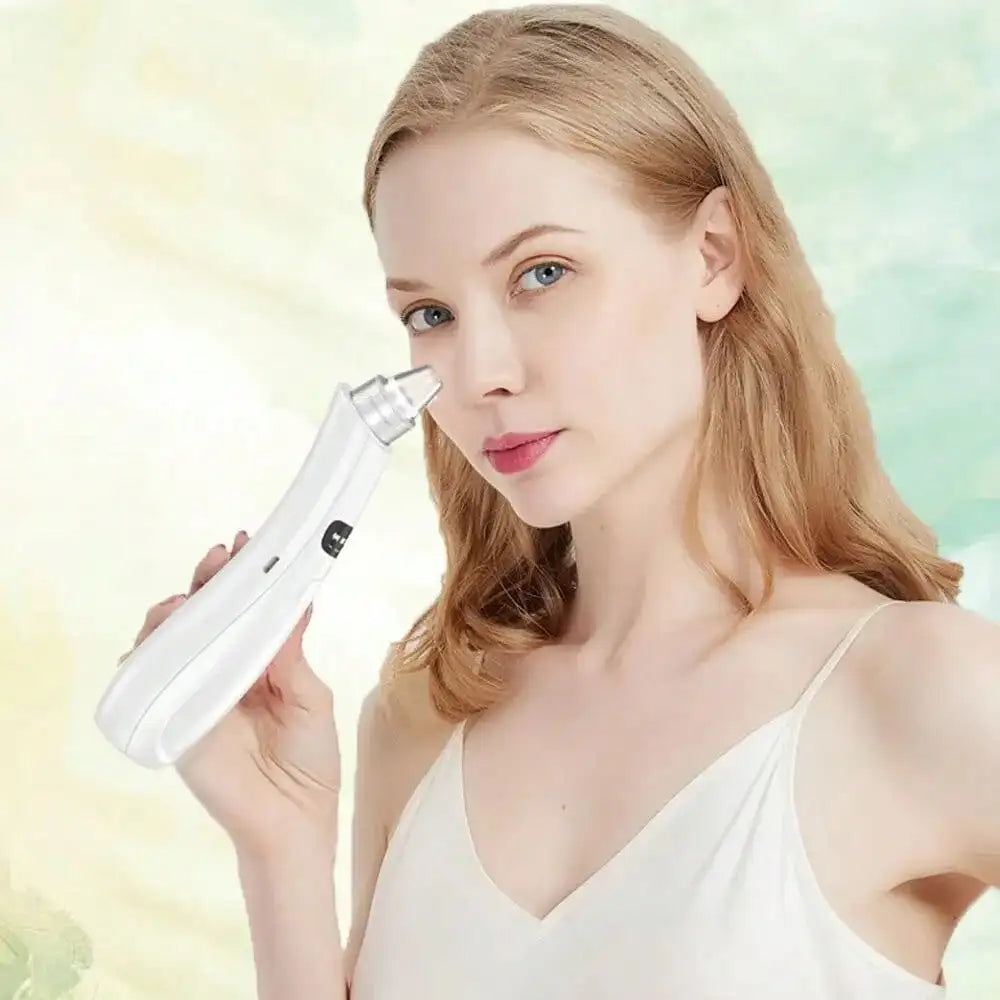 Nettoyeur de Pores Facial Portable - 3 Modes d'Aspiration et Élimination des Points Noirs