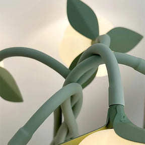 Lampe de Table Florale Sculpturale - Éclairage Élégant Inspiré par la Nature