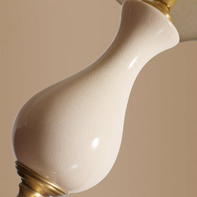 Lampe de Table en Céramique et Laiton - Élégance Intemporelle et Matériaux Premium
