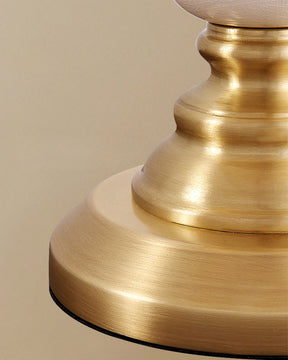 Lampe de Table en Céramique et Laiton - Élégance Intemporelle et Matériaux Premium