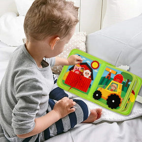 Livre Interactif Animaux de la Ferme - Apprentissage Ludique pour Enfants