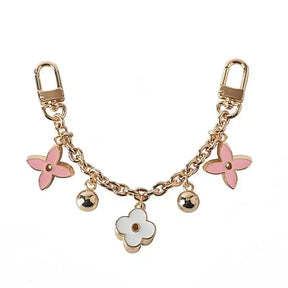Pendentif Chaîne de Fleurs - Accessoire Élégant pour Sacs et Téléphones