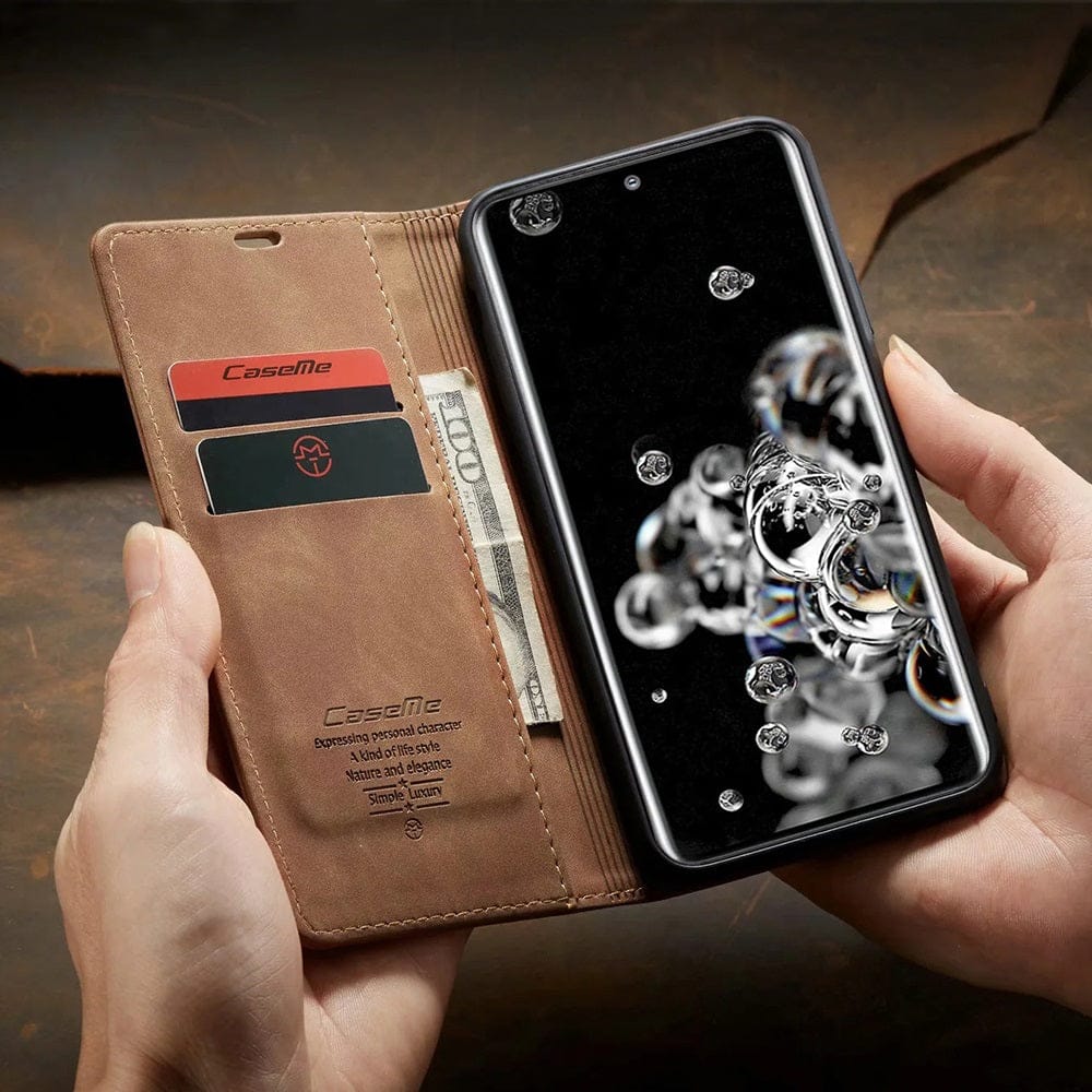 Coque de Téléphone Samsung avec Portefeuille - Élégante et Pratique avec Emplacements pour Cartes