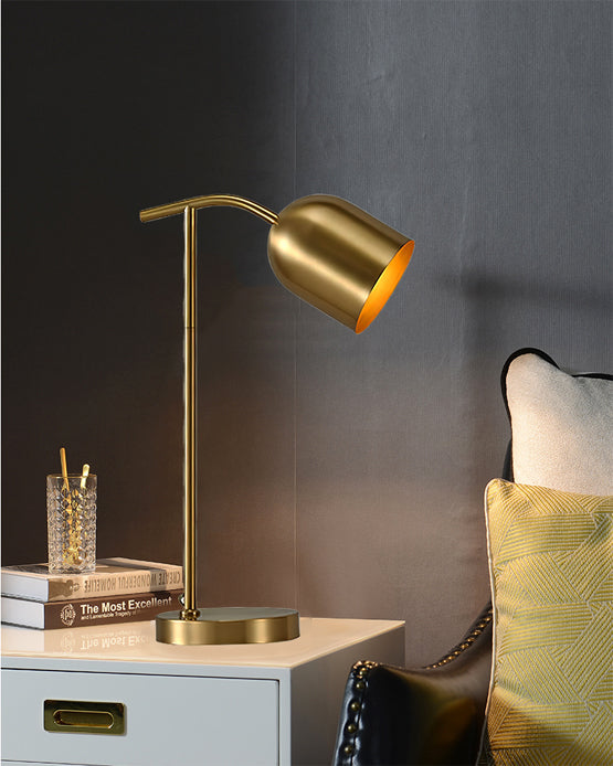 Lampe de Table en Laiton - Design Élégant et Pratique
