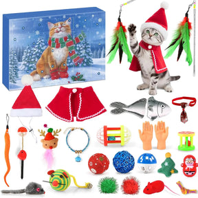 Calendrier de l'Avent pour Chats | Jouets Interactifs et Surprises Quotidiennes