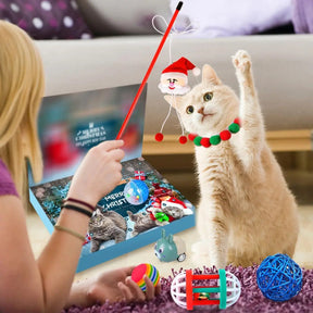 Calendrier de l'Avent pour Chats | Jouets Interactifs et Surprises Quotidiennes
