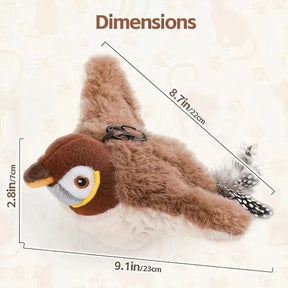 Jouet Interactif pour Chat | Peluche Animée pour un Divertissement Actif