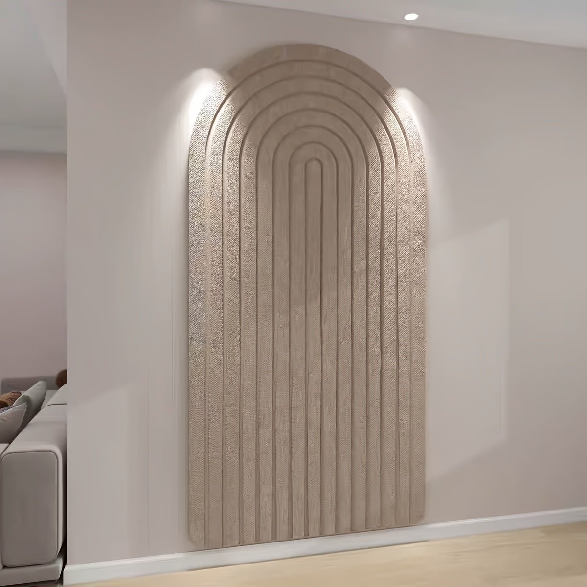 Organisateur Mural en Feutre Courbé | Design Élégant et Pratique pour Espaces Créatifs