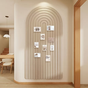 Organisateur Mural en Feutre Courbé | Design Élégant et Pratique pour Espaces Créatifs