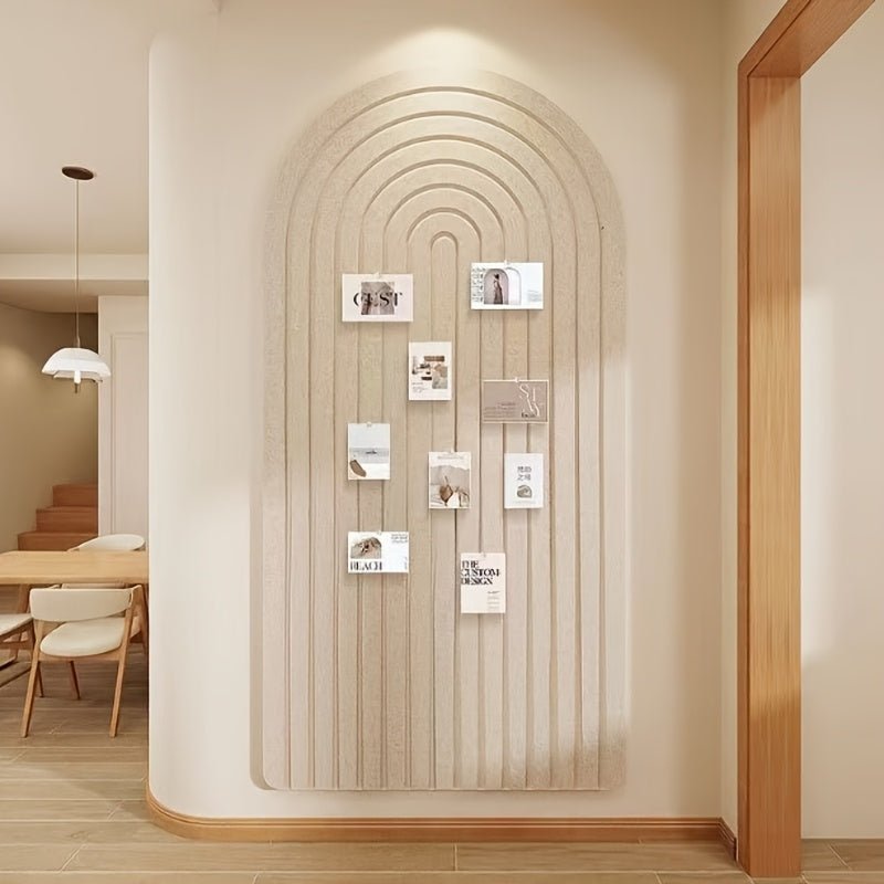 Organisateur Mural en Feutre Courbé | Design Élégant et Pratique pour Espaces Créatifs