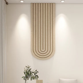 Organisateur Mural en Feutre Courbé | Design Élégant et Pratique pour Espaces Créatifs