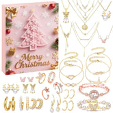Calendrier de l'Avent Coloré - 24 Accessoires Festifs Uniques