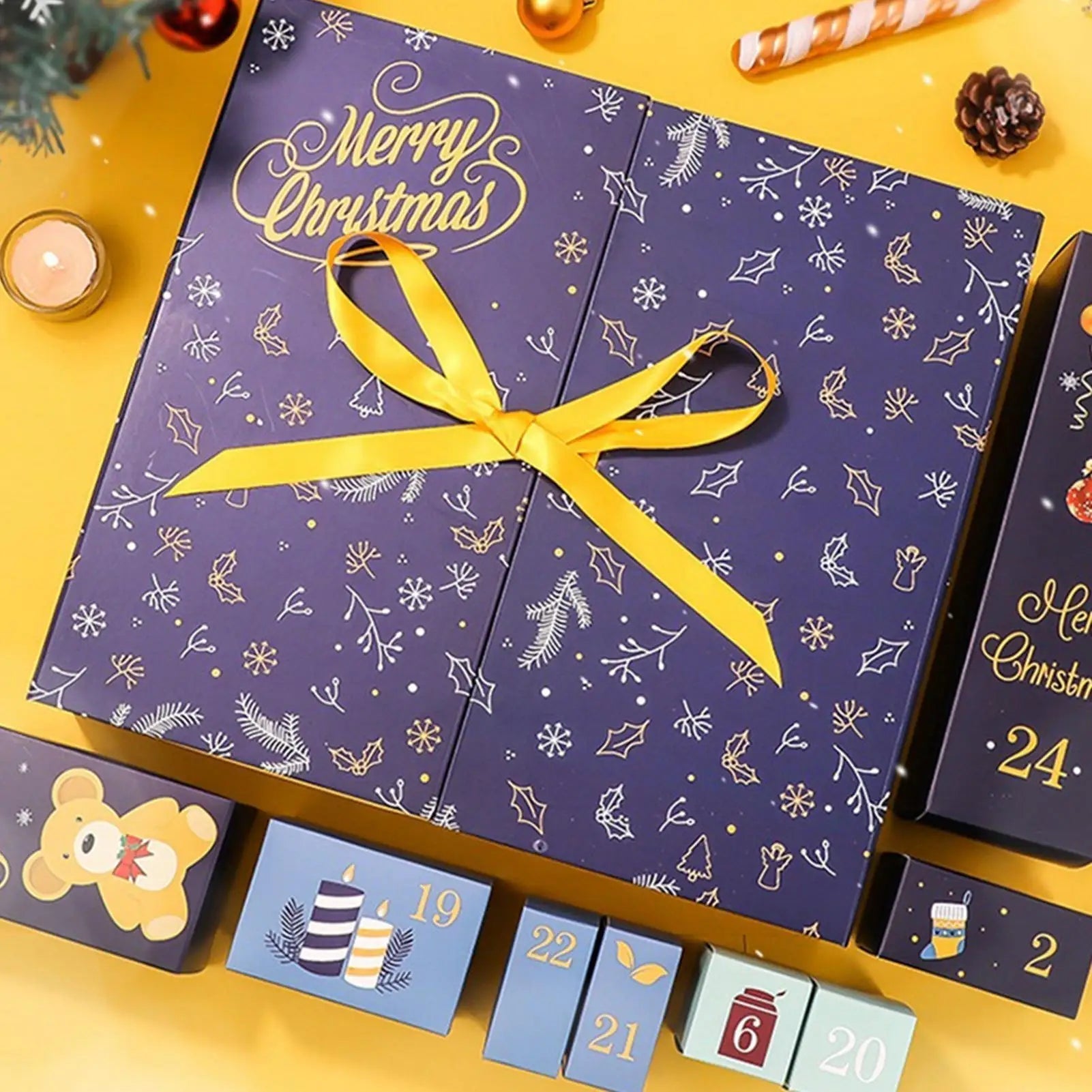 Calendrier de l'Avent Créatif | 24 Boîtes à Personnaliser pour Noël
