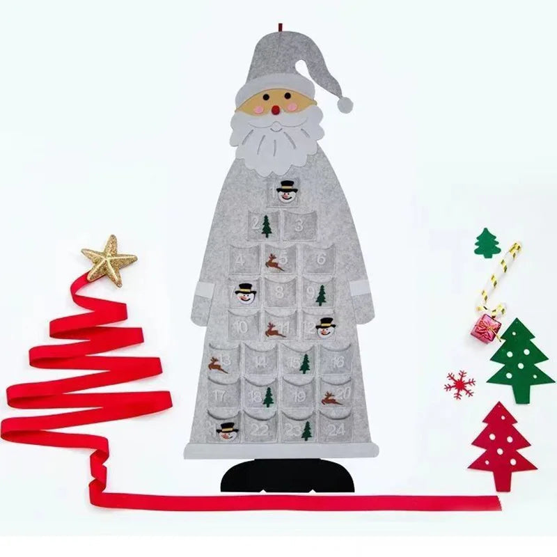 Calendrier de l'Avent Chat Mignon - 24 Surprises Festives en Feutre