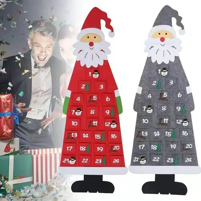 Calendrier de l'Avent Chat Mignon - 24 Surprises Festives en Feutre