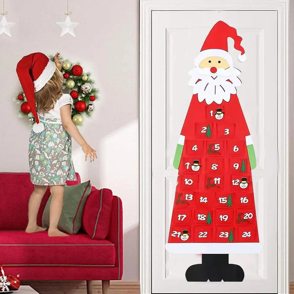 Calendrier de l'Avent Chat Mignon - 24 Surprises Festives en Feutre