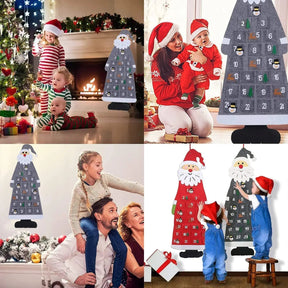 Calendrier de l'Avent Chat Mignon - 24 Surprises Festives en Feutre