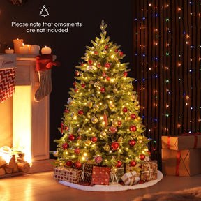 Sapin de Noël à Charnières - 844 Branches Réalistes et 250 LEDs