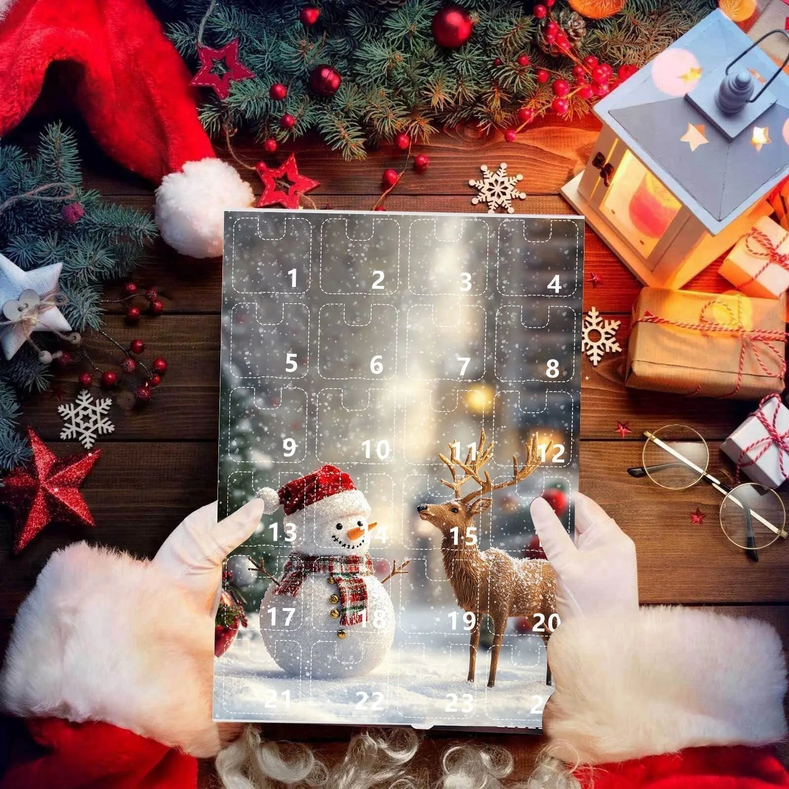 Calendrier de l'Avent Noël en Famille - 24 Surprises Amusantes pour 2025