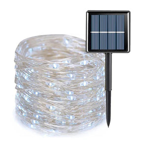Guirlande LED Solaire Extérieure - Éclairage Écologique et Résistant aux Intempéries