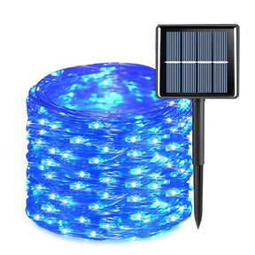 Guirlande LED Solaire Extérieure - Éclairage Écologique et Résistant aux Intempéries