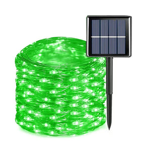 Guirlande LED Solaire Extérieure - Éclairage Écologique et Résistant aux Intempéries