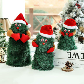 Arbre de Noël Animé Musical - Décoration Festive en Peluche Danseuse